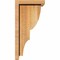 Ekena Millwork Ridgewood Rough Sawn Corbel w/Backplate, Western Red Cedar, 8"W x 8"D x 16"H COR08X08X16RID01RWR - alternate 3